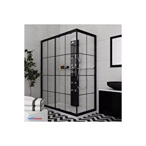 65 X 65 Alüminyum Siyah Banyo Wc Havalandırma Panjur Menfez Siyah