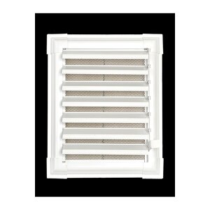 55 X 55 Alüminyum Beyaz Banyo Wc Havalandırma Panjur Menfez Beyaz