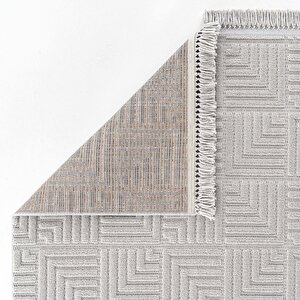 Cool Halı Stone 1062 Gri Kaymaz Taban Koridor Halısı Kesme Yolluk Mutfak Halısı Modern Salon Halısı