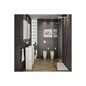 40 X 40 Alüminyum Beyaz Banyo Wc Havalandırma Panjur Menfez