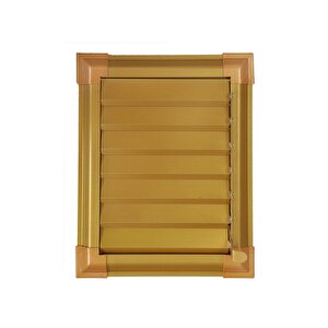50 X 55 Alüminyum Altın Banyo Wc Havalandırma Panjur Menfez Altın