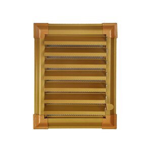 50 X 55 Alüminyum Altın Banyo Wc Havalandırma Panjur Menfez Altın