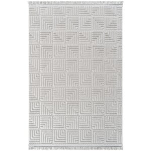 Stone 1062 Gri Kaymaz Taban Koridor Halısı Kesme Yolluk Mutfak Halısı Modern Salon Halısı 120x500 cm