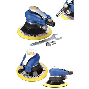 Çok Fonksiyonlu 150mm Havalı Orbital Zımpara Polisaj Temizleme Makinesi Yüksek Devirli 12000rpm
