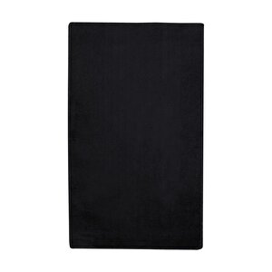 Peluş Halı Siyah Cool Düz Desenli Yıkanabilir Post Yolluk Kilim Salon Halısı Modelleri 160x300 cm