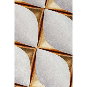 Halı Gold Cool Ky7059 Saçaklı Yuvarlak Kesme Ince Yolluk Kilim Salon Halısı Modelleri 190x190 cm