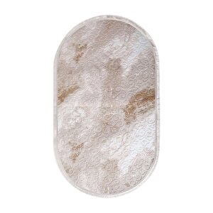 Halı Devetüyü Cool Yıkanabilir Saçaklı Oval Delüxe Yolluk Kilim Salon Halısı Modelleri 80x350 cm