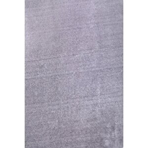 Peluş Halı Açık Gri Cool Yıkanabilir Yuvarlak Post Yolluk Kilim Salon Halısı Modelleri