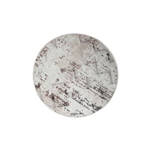 Halı Bej Cool K1280 Yıkanabilir Yuvarlak Kesme Ince Yolluk Kilim Salon Halısı Modelleri 170x170 cm