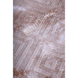 Halı Devetüyü Cool Karo Yıkanabilir Oval Kesme Ince Yolluk Kilim Salon Halısı Modelleri