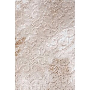 Halı Devetüyü Cool Yıkanabilir Saçaksız Yuvarlak Delüxe Yolluk Kilim Salon Halısı Modeli 180x180 cm