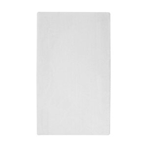 Beyaz Post Dokuma Halı Peluş Yumuşacık Kaymaz Antibakteriyel 150x300 cm