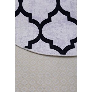 Halı Gri Maça Yıkanabilir Saçaksız Oval Kesme Ince Yolluk Kilim Salon Halısı Modelleri