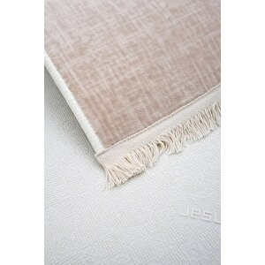 Stylish Vizon Saçaklı Halı Kaymaz Yıkanabilir Antibakteriyel Antistatik