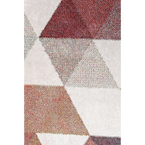 Halı Multi Cool K1270 Saçaklı Oval Kaymaz Kesme Ince Yolluk Kilim Salon Halısı Modelleri 80x400 cm
