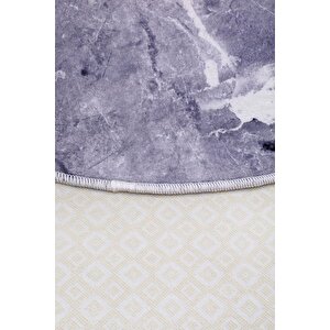 Halı Gri Granit Yıkanabilir Yuvarlak Kesme Ince Yolluk Kilim Salon Halısı Modelleri
