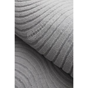 Halı Cool Gri Sahra Desenli Yıkanabilir Saçaksız Oval Yolluk Kilim Salon Halısı Modelleri