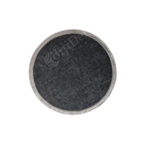 Halı Antrasit Cool K1290 Saçaklı Yuvarlak Kesme Ince Yolluk Kilim Salon Halısı Modelleri 140x140 cm