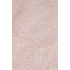 Peluş Halı Pembe Cool Saçaklı Yuvarlak Kesme Post Yolluk Kilim Salon Halısı Modelleri 200x200 cm