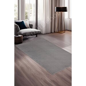 Avangard Halı Sahra Gri Salon Koridor Antre Mutfak Halısı Silinebilir Kaymaz Tabanlı 200x700 cm