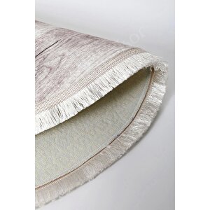 Halı Vizon Cool Ky7005 Saçaklı Oval Kaymaz Kesme Ince Yolluk Kilim Salon Halısı Modelleri