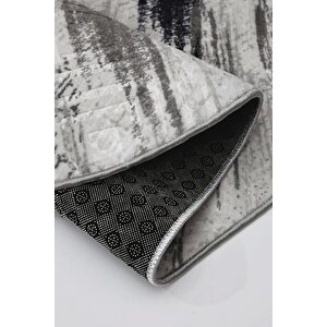 Halı Siyah Cool Karo Yıkanabilir Oval Kesme Ince Yolluk Kilim Salon Halısı Modelleri