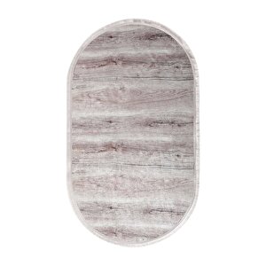 Halı Vizon Cool Ky7005 Saçaklı Oval Kaymaz Kesme Ince Yolluk Kilim Salon Halısı Modelleri 100x450 cm