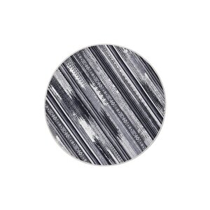 Halı Gri Cool Köln Yıkanabilir Yuvarlak Kesme Ince Yolluk Kilim Salon Halısı Modelleri 170x170 cm