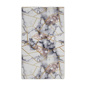 Halı Gold Kristal Yıkanabilir Saçaksız Kare Kesme Ince Yolluk Kilim Salon Halısı Modeli 100x700 cm