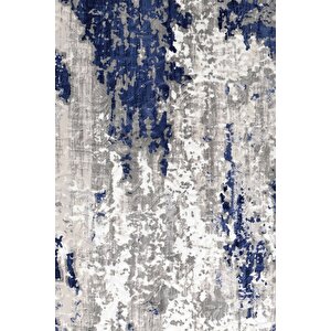 Halı Lacivert Cool Yıkanabilir Saçaklı Delüxe Kesme Yolluk Kilim Salon Halısı Modelleri 150x400 cm