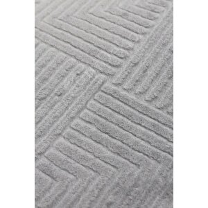Halı Cool Gri Pramit Kaymaz Yıkanabilir Kaymaz Yolluk Kilim Salon Halısı Modelleri 120x700 cm