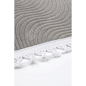 Halı Cool Gri Sahra Kaymaz Yıkanabilir Saçaklı Kaymaz Yolluk Kilim Salon Halısı Modelleri