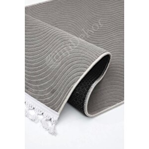 Halı Cool Gri Sahra Kaymaz Yıkanabilir Saçaklı Kaymaz Yolluk Kilim Salon Halısı Modelleri