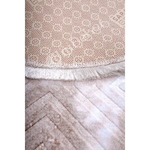 Halı Devetüyü Cool Karo Saçaklı Oval Kesme Ince Yolluk Kilim Salon Halısı Modelleri 80x400 cm