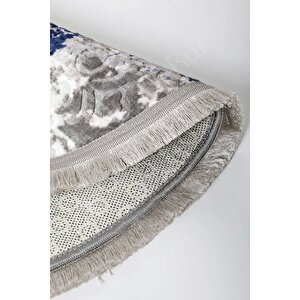 Halı Gri Cool Yıkanabilir Saçaklı Oval Delüxe Kesme Yolluk Kilim Salon Halısı Modelleri