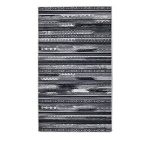 Halı Gri Cool Köln Yıkanabilir Saçaksız Kesme Ince Yolluk Kilim Salon Halısı Modelleri 200x250 cm