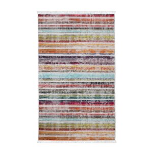 Halı Multi Cool Yıkanabilir Saçaklı Kaymaz Kesme Ince Yolluk Kilim Salon Halısı Modelleri 150x500 cm