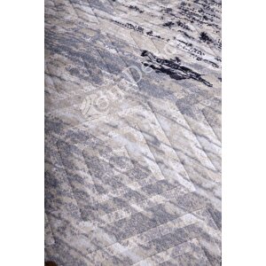 Halı Gri14 Cool Karo Yıkanabilir Yuvarlak Kesme Ince Yolluk Kilim Salon Halısı Modelleri