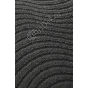 Halı Cool Antrasit Sahra Kaymaz Yıkanabilir Saçaksız Yolluk Kilim Salon Halısı Modelleri 140x450 cm