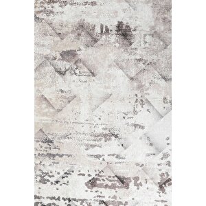 Halı Bej Cool K1280 Yıkanabilir Saçaksız Kesme Ince Yolluk Kilim Salon Halısı Modelleri 120x600 cm