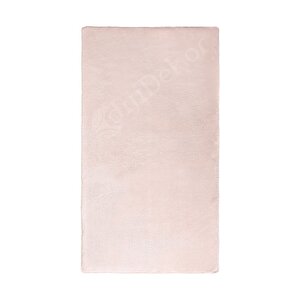 Pembe Post Dokuma Halı Peluş Yumuşacık Kaymaz Antibakteriyel Çocuk Mutfak Salon Halısı 60x300 cm