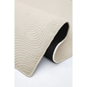 Halı Cool Krem Sahra Kaymaz Yıkanabilir Kaymaz Yolluk Kilim Salon Halısı Modelleri 100x850 cm