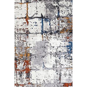 Halı Multi Cool Ky7005 Saçaklı Oval Kaymaz Kesme Ince Yolluk Kilim Salon Halısı Modelleri 120x180 cm