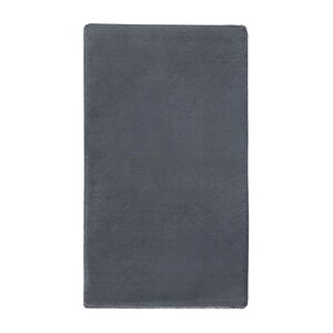 Koyu Gri Mürdüm Post Dokuma Halı Peluş Tavşan Tüyü Hissi Antibakteriyel 160x400 cm