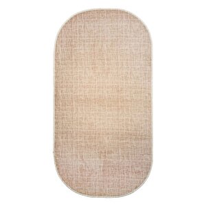 Halı Vizon Stylish Yıkanabilir Saçaksız Oval Kesme Ince Yolluk Kilim Salon Halısı Modeli 100x550 cm