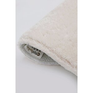 Peluş Halı Açık Vizon Cool Yıkanabilir Oval Post Yolluk Kilim Salon Halısı Modelleri 120x450 cm