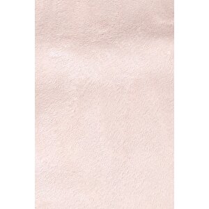 Pembe Oval Post Halı Saçaklı Peluş Yumuşacık Antibakteriyel Çocuk Mutfak Salon Halısı 120x450 cm