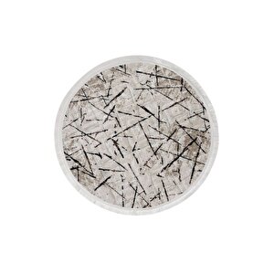 Halı Vizon Cool Karo Yıkanabilir Yuvarlak Saçaklı Ince Yolluk Kilim Salon Halısı Modeli 150x300 cm