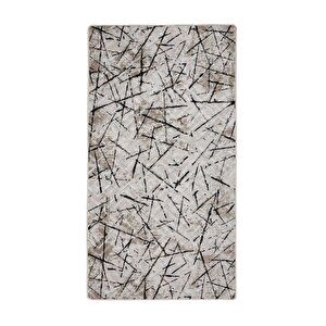 Halı Vizon Cool Karo Yıkanabilir Kaymaz Kesme Ince Yolluk Kilim Salon Halısı Modelleri