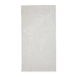 Halı Krem Cool Janjanlı Saçaklı Kaymaz Kesme Ince Yolluk Kilim Salon Halısı Modelleri 140x650 cm